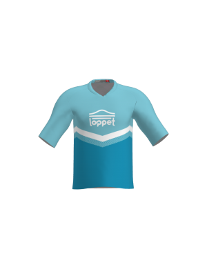 Podiumwear Men's Loose Fit Short Sleeve MTB Jersey (Cycling) Front View