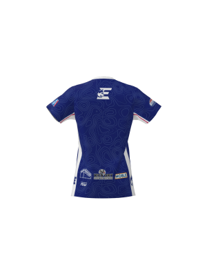 Podiumwear Women's Silver Short Sleeve MTB Jersey - NEW FABRIC 2025!