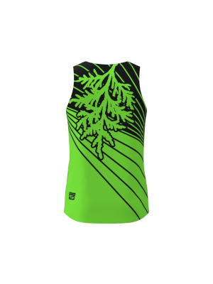 Podiumwear Men's Singlet (Nordic Skiing) Back View