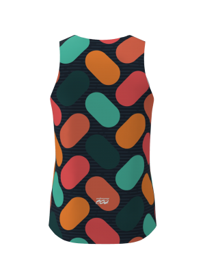 Podiumwear Men's Singlet (Nordic Skiing) Back View