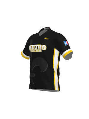 Podiumwear Men's Silver Short Sleeve MTB Jersey - New Fabric 2025!