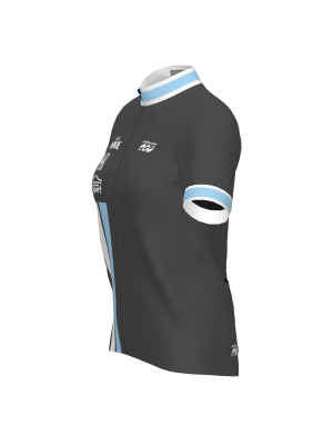 Podiumwear Women's Silver Full Zip Jersey