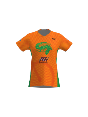 Podiumwear Women's Silver Short Sleeve MTB Jersey - NEW FABRIC 2025!