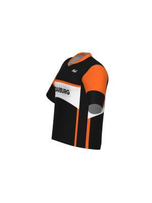 Podiumwear Men's Loose Fit Short Sleeve MTB Jersey (Cycling) Side View