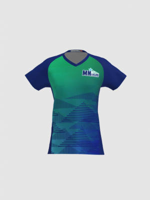 Podiumwear Women's Silver Short Sleeve MTB Jersey - NEW FABRIC 2025!