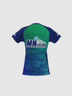 Podiumwear Women's Silver Short Sleeve MTB Jersey - NEW FABRIC 2025!