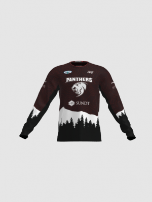 Podiumwear Unisex Silver Long Sleeve Tech Tee - New Fabric 2025!