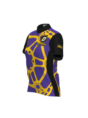 Podiumwear Women's Gold Full Zip Jersey
