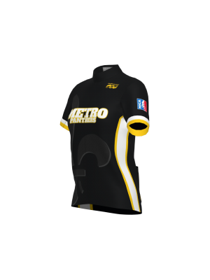 Podiumwear Women's Gold Full Zip Jersey