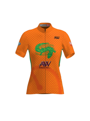 Podiumwear Women's Gold Full Zip Jersey