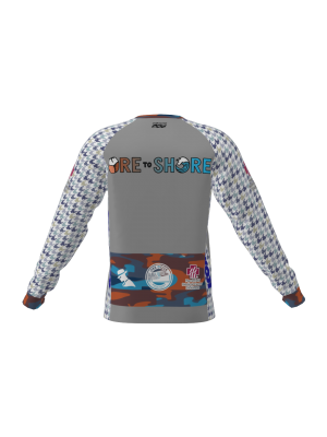 Podiumwear Unisex Silver Long Sleeve Tech Tee - New Fabric 2025!