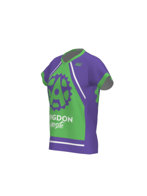 Podiumwear Women's Silver Short Sleeve MTB Jersey - NEW FABRIC 2025!