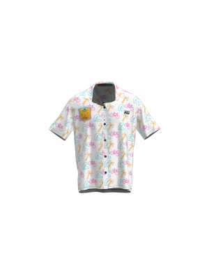 Podiumwear NEW for 2025!  Ripstock Fabric Crew Shirt with Buttons