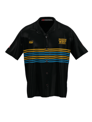 Podiumwear NEW for 2025!  Ripstock Fabric Crew Shirt with Buttons