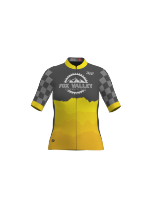 Podiumwear Women's Gold Full Zip Jersey