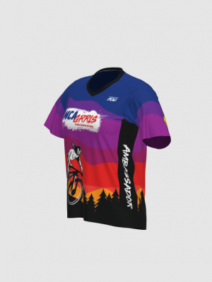 Podiumwear Men's Loose Fit Short Sleeve MTB Jersey