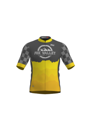 Podiumwear Men's Gold Full Zip Jersey