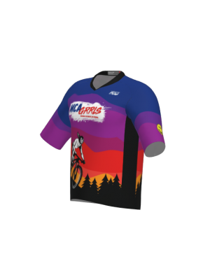 Podiumwear Men's Loose Fit Short Sleeve MTB Jersey - New Fabric 2025!