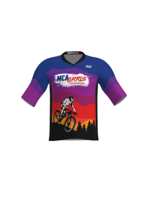 Podiumwear Men's Loose Fit Short Sleeve MTB Jersey - New Fabric 2025!