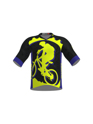 Podiumwear Men's Loose Fit Short Sleeve MTB Jersey - New Fabric 2025!