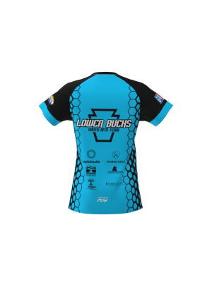 Podiumwear Women's Silver Short Sleeve MTB Jersey - NEW FABRIC 2025!