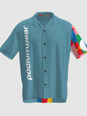 Podiumwear NEW for 2025!  Ripstock Fabric Crew Shirt with Buttons
