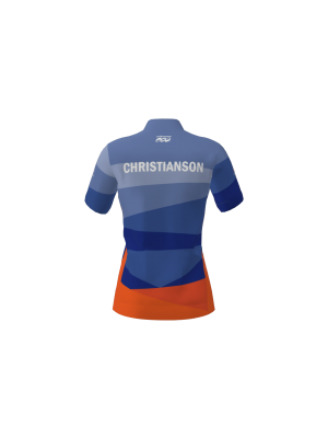 Podiumwear Women's Gold Full Zip Jersey