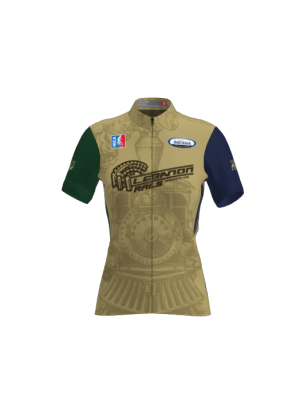 Podiumwear Women's Gold Full Zip Jersey