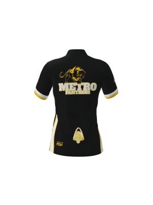 Podiumwear Women's Gold Full Zip Jersey