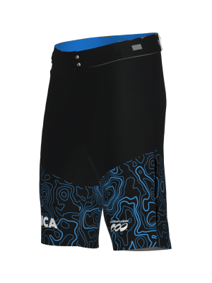 Podiumwear Unisex Silver Traverse MTB Baggie - New Fabric 2025!