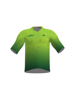 Podiumwear Men's Loose Fit Short Sleeve MTB Jersey - New Fabric 2025!