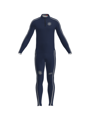 Podiumwear Unisex Gold Two-Piece Race Suit