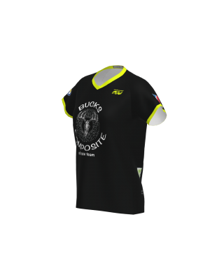 Podiumwear Women's Silver Short Sleeve MTB Jersey - NEW FABRIC 2025!