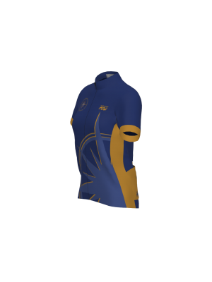 Podiumwear Women's Gold Full Zip Jersey