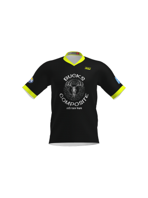 Podiumwear Men's Silver Short Sleeve MTB Jersey - New Fabric 2025!