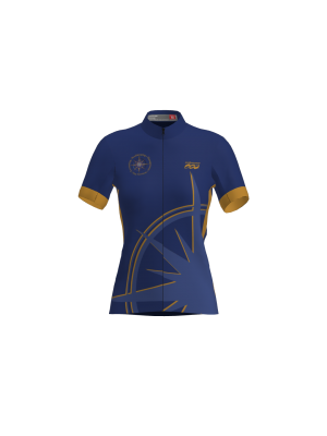 Podiumwear Women's Gold Full Zip Jersey