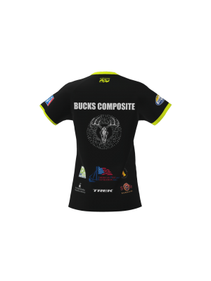 Podiumwear Women's Silver Short Sleeve MTB Jersey - NEW FABRIC 2025!