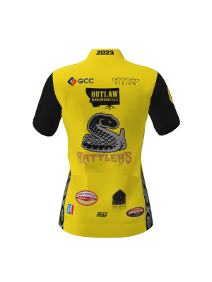 Podiumwear Women's Gold Full Zip Jersey