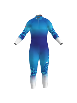 Podiumwear Nordic Child's Two-Piece Race Suit (Nordic Skiing) Front View