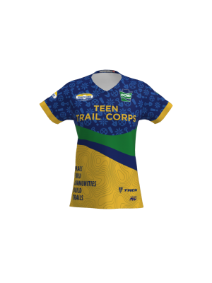 Podiumwear Women's Silver Short Sleeve MTB Jersey - NEW FABRIC 2025!