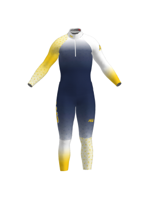 Podiumwear Nordic Child's Two-Piece Race Suit (Nordic Skiing) Front View