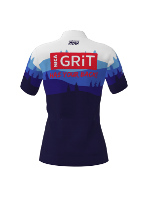 Podiumwear Women's Gold Full Zip Jersey