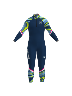 Podiumwear Nordic Child's Two-Piece Race Suit (Nordic Skiing) Front View