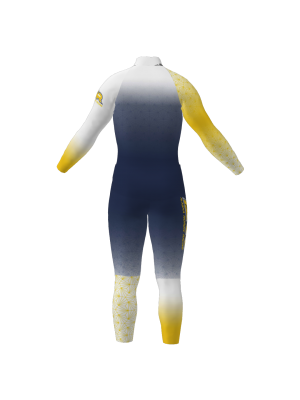 Podiumwear Nordic Child's Two-Piece Race Suit (Nordic Skiing) Back View