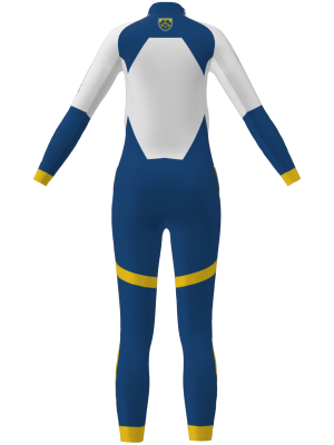 Podiumwear Women's Gold Two-Piece Race Suit