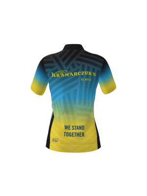 Podiumwear Women's Gold Full Zip Jersey