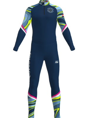 Podiumwear Unisex Silver Two-Piece Race Suit