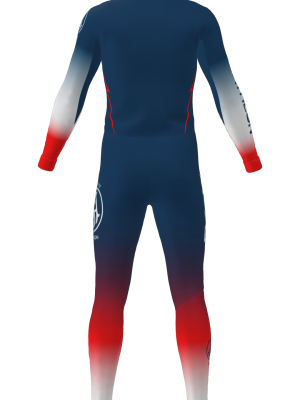 Podiumwear Unisex Silver Two-Piece Race Suit