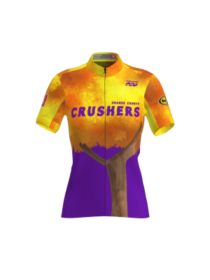 Podiumwear Women's Gold Full Zip Jersey
