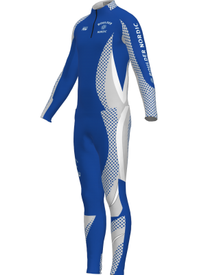 Podiumwear Unisex Gold Two-Piece Race Suit